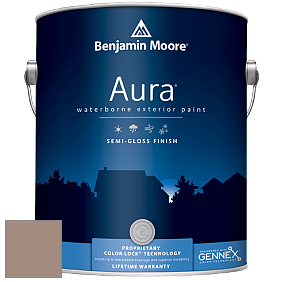 Краска Aura Waterborne Exterior Semi-Gloss Finish (632) цвет 992 Ticonderoga Taupe