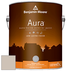 Краска Aura Waterborne Exterior Low Lustre Finish (634) цвет 983 Smokey Taupe