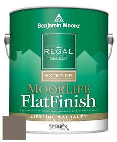 Краска Regal Select Exterior Paint-MoorLife Flat Finish (W105) цвет 980 Woodcliff Lake