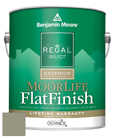 Краска Regal Select Exterior Paint-MoorLife Flat Finish (W105) цвет 474 Mistletoe