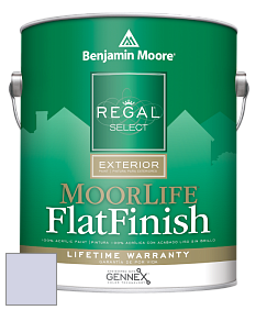 Краска Regal Select Exterior Paint-MoorLife Flat Finish (W105) цвет 2069-60 Lavender Ice