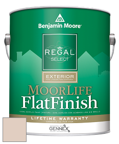 Краска Regal Select Exterior Paint-MoorLife Flat Finish (W105) цвет 2164-60 Soft Satin