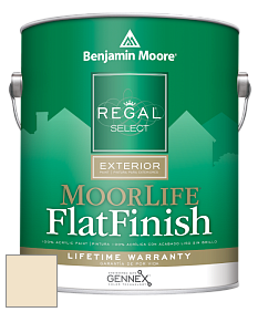 Краска Regal Select Exterior Paint-MoorLife Flat Finish (W105) цвет AF-305 