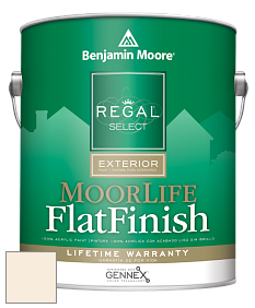 Краска Regal Select Exterior Paint-MoorLife Flat Finish (W105) цвет OC-93 BM OC-93