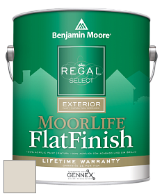 Краска Regal Select Exterior Paint-MoorLife Flat Finish (W105) цвет 981 Wind's Breath