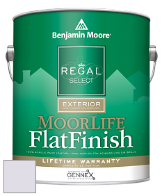 Краска Regal Select Exterior Paint-MoorLife Flat Finish (W105) цвет 1394 Sugarplum