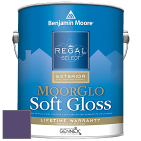 Краска Regal Select Exterior Paint-Moor GloSoft Gloss Finish (W096) цвет 2071-20 Gentle Violet