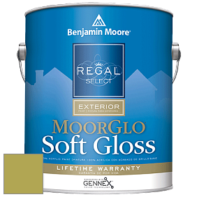 Краска Regal Select Exterior Paint-Moor GloSoft Gloss Finish (W096) цвет 2146-30 Split Pea