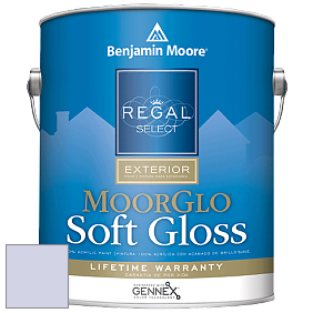 Краска Regal Select Exterior Paint-Moor GloSoft Gloss Finish (W096) цвет 2069-60 Lavender Ice