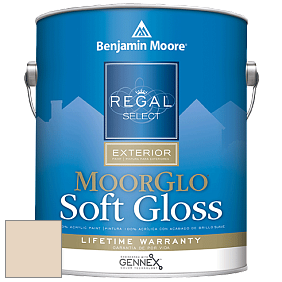 Краска Regal Select Exterior Paint-Moor GloSoft Gloss Finish (W096) цвет 2162-60 Mystic Beige