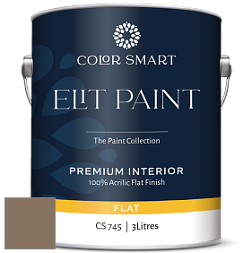 Краска COLOR SMART CS 745 ELIT PAINT глубокоматовая моющаяся краска цвет 987 Buckhorn