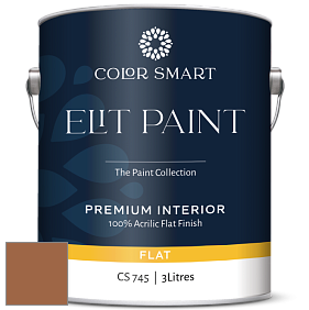 Краска COLOR SMART CS 745 ELIT PAINT глубокоматовая моющаяся краска цвет AF-220 