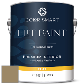 Краска COLOR SMART CS 745 ELIT PAINT глубокоматовая моющаяся краска цвет 516 Ivy League