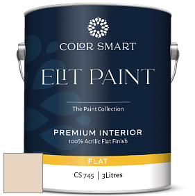 Краска COLOR SMART CS 745 ELIT PAINT глубокоматовая моющаяся краска цвет 2162-60 Mystic Beige