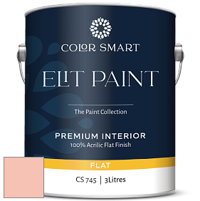 Краска COLOR SMART CS 745 ELIT PAINT глубокоматовая моющаяся краска цвет 2169-50 Malibu Peach