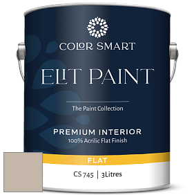 Краска COLOR SMART CS 745 ELIT PAINT глубокоматовая моющаяся краска цвет 984 Stone Hearth