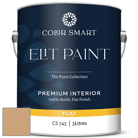 Краска COLOR SMART CS 745 ELIT PAINT глубокоматовая моющаяся краска цвет 1117 Guesthouse
