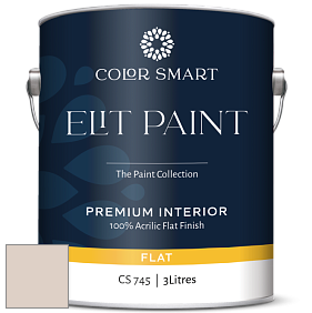 Краска COLOR SMART CS 745 ELIT PAINT глубокоматовая моющаяся краска цвет 988 Frosted Toffee