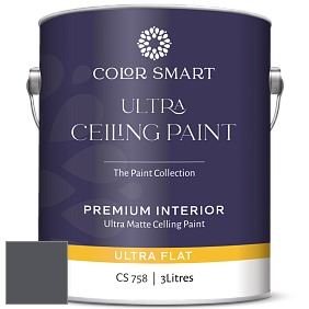 Краска COLOR SMART CS 758 ULTRA CEILING PAINT ультраматовая краска цвет 2133-30 Day's End