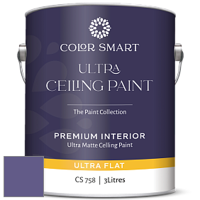 Краска COLOR SMART CS 758 ULTRA CEILING PAINT ультраматовая краска цвет 1400 Your Majesty