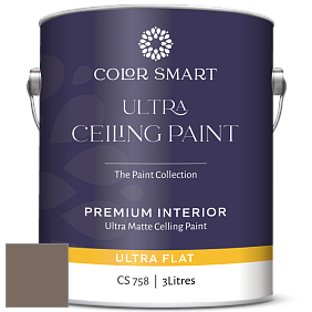 Краска COLOR SMART CS 758 ULTRA CEILING PAINT ультраматовая краска цвет 994 Fallen Timber