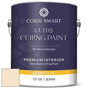 Краска COLOR SMART CS 758 ULTRA CEILING PAINT ультраматовая краска цвет AF-305 