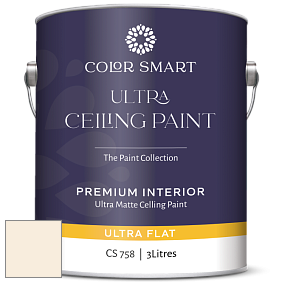 Краска COLOR SMART CS 758 ULTRA CEILING PAINT ультраматовая краска цвет OC-93 BM OC-93