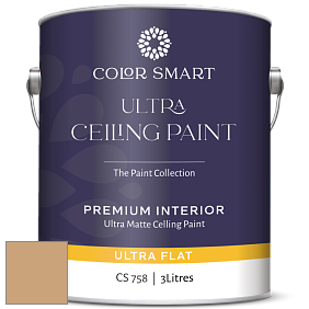 Краска COLOR SMART CS 758 ULTRA CEILING PAINT ультраматовая краска цвет 1117 Guesthouse