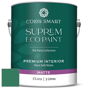 Краска COLOR SMART CS 619 SUPREM ECO PAINT матовая краска цвет 2043-20 Ming Jade