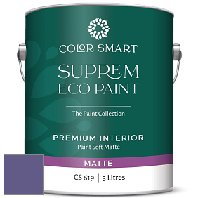 Краска COLOR SMART CS 619 SUPREM ECO PAINT матовая краска цвет 1400 Your Majesty
