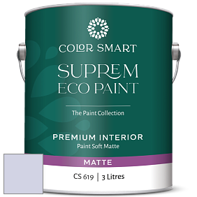 Краска COLOR SMART CS 619 SUPREM ECO PAINT матовая краска цвет 2069-60 Lavender Ice