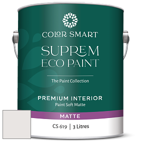 Краска COLOR SMART CS 619 SUPREM ECO PAINT матовая краска цвет 2115-70 Oyster