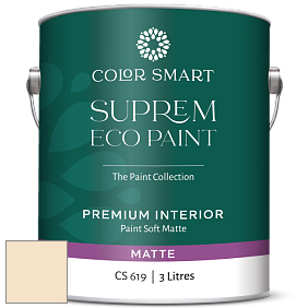 Краска COLOR SMART CS 619 SUPREM ECO PAINT матовая краска цвет 2160-60 Kansas Grain