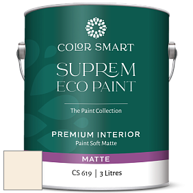 Краска COLOR SMART CS 619 SUPREM ECO PAINT матовая краска цвет OC-93 BM OC-93