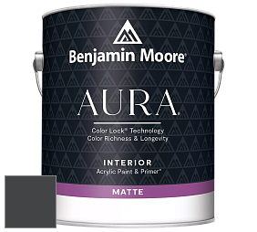 Краска Aura Interior Paint - Matte (522) цвет 2131-10 Black Satin