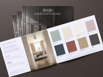 Цветовая палитра трендов 2026 года